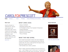 Tablet Screenshot of carolfoxprescott.com